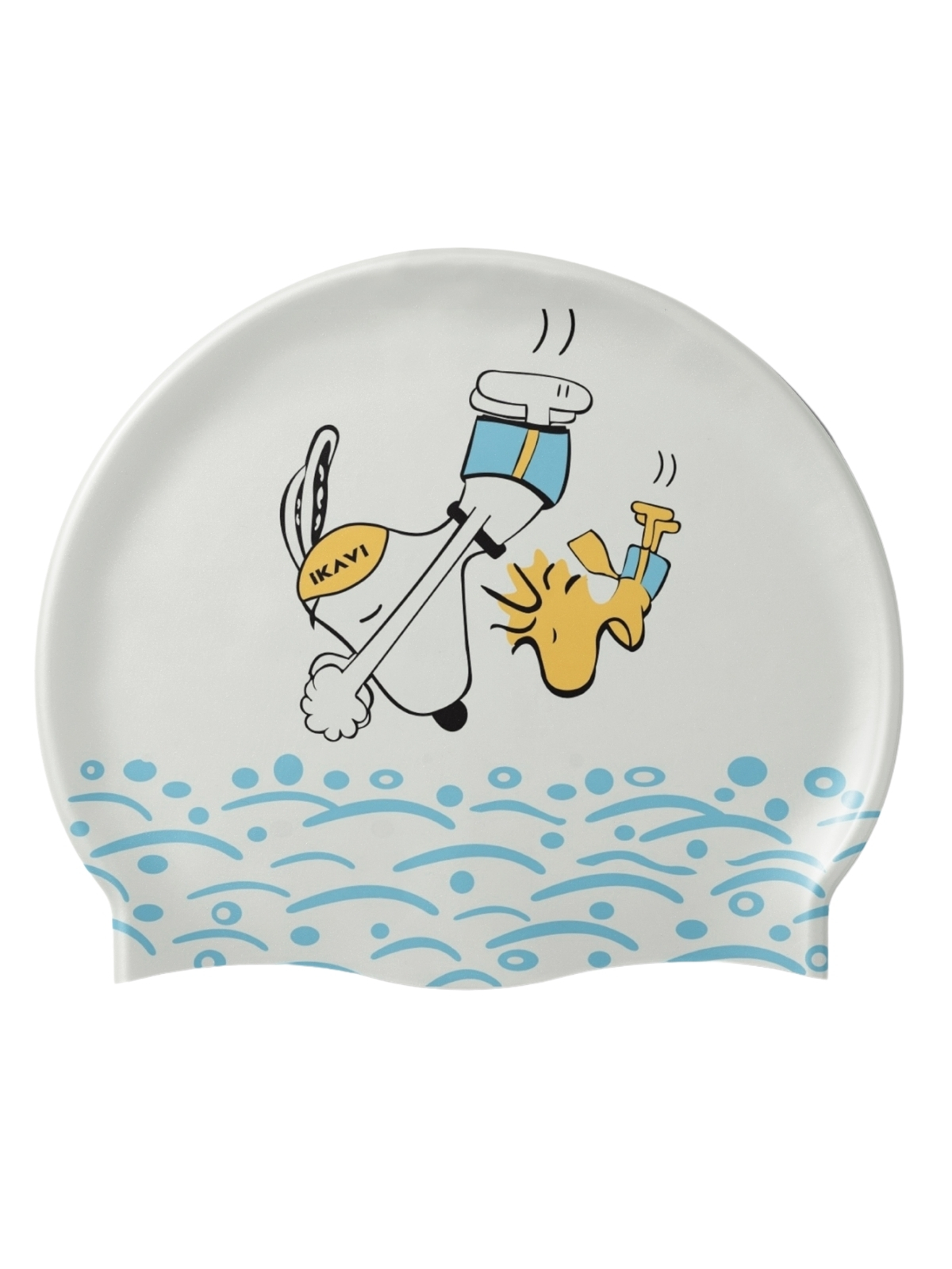 IKAVI Snoopy Printed Silicone Swim Cap