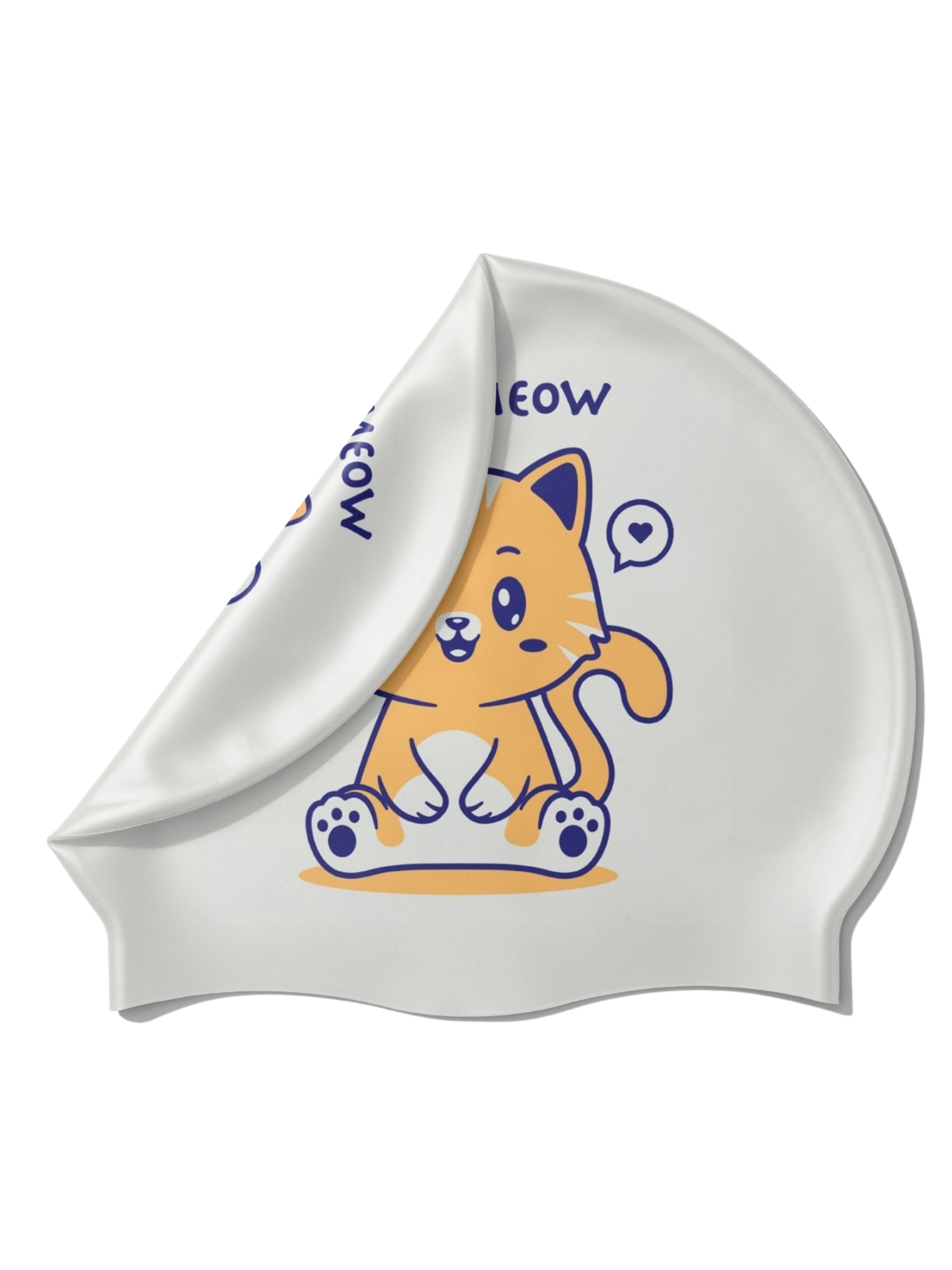 IKAVI IKAVImeow Printed Silicone Swim Cap