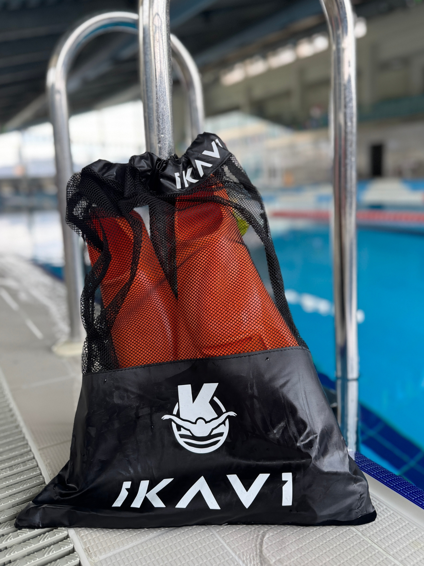 IKAVI Mesh Swim Bag - Black