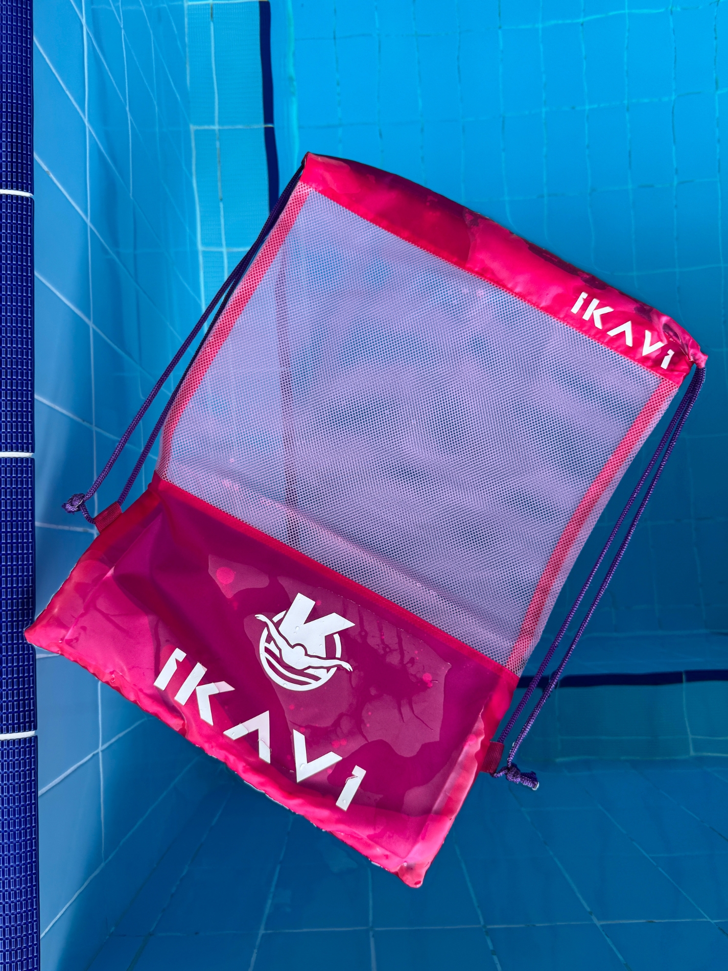 IKAVI Mesh Swim Bag - Pink