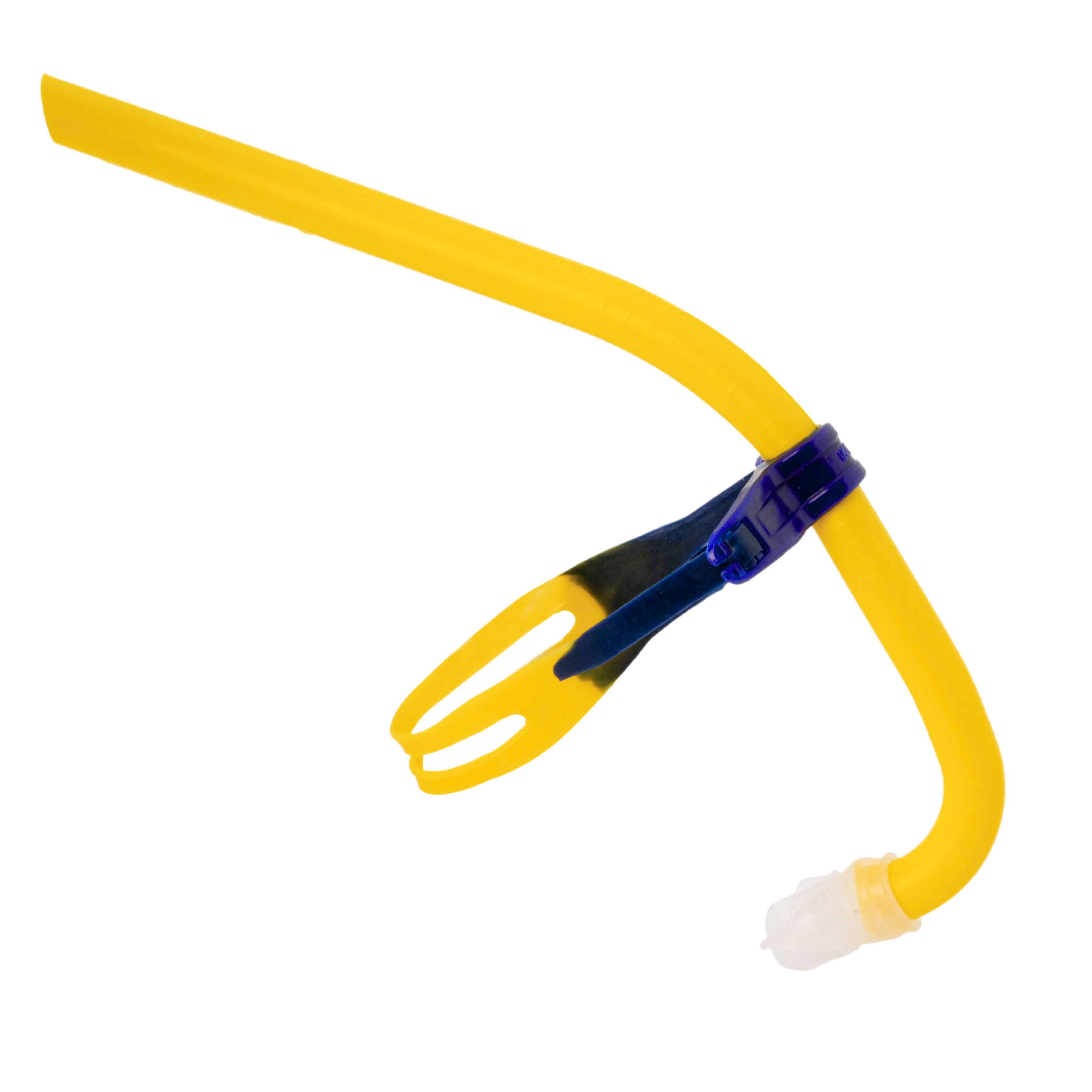IKAVI Front Mounted Valveless Snorkel Yellow-Navy Blue,Yellow