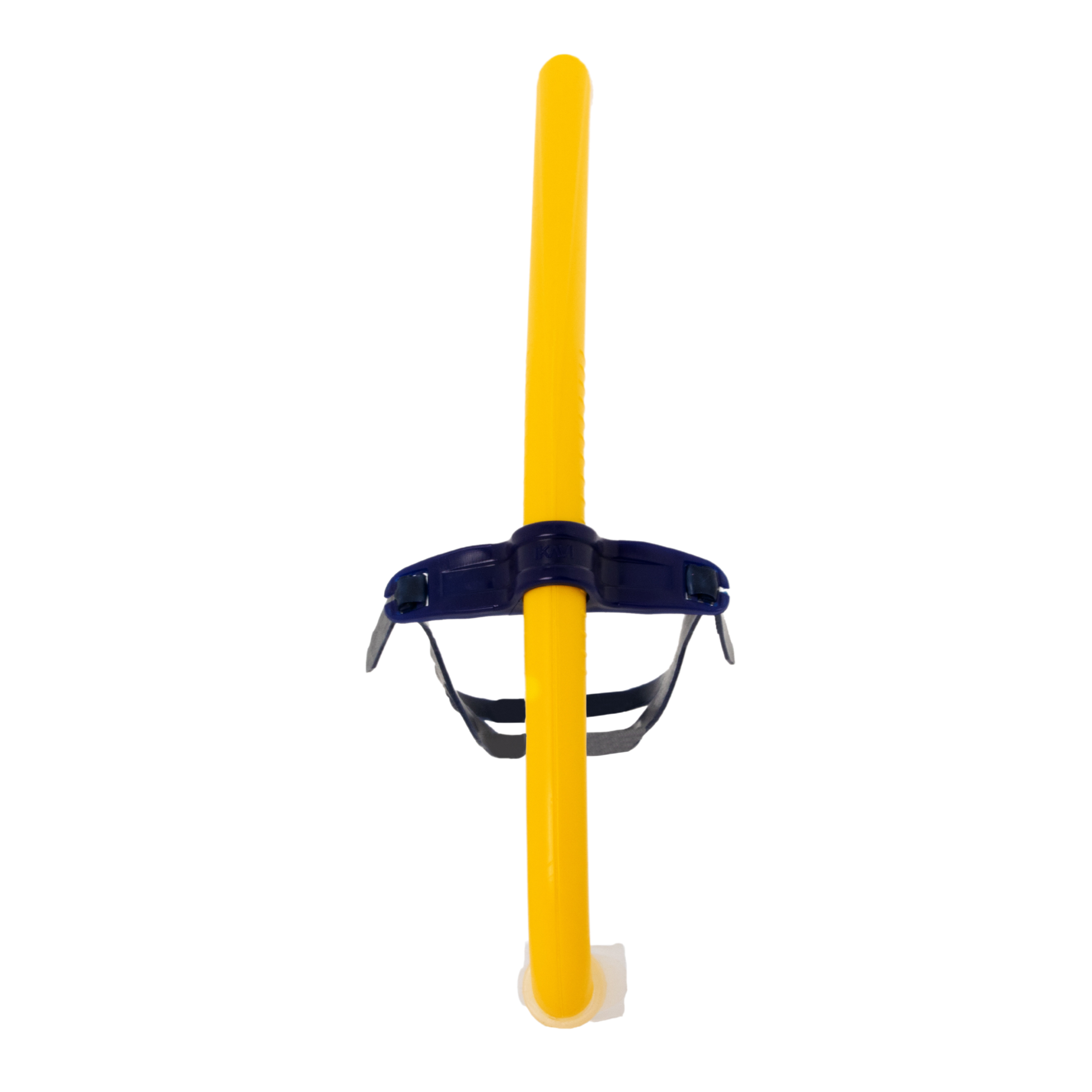 IKAVI Front Mounted Valveless Snorkel Yellow-Navy Blue