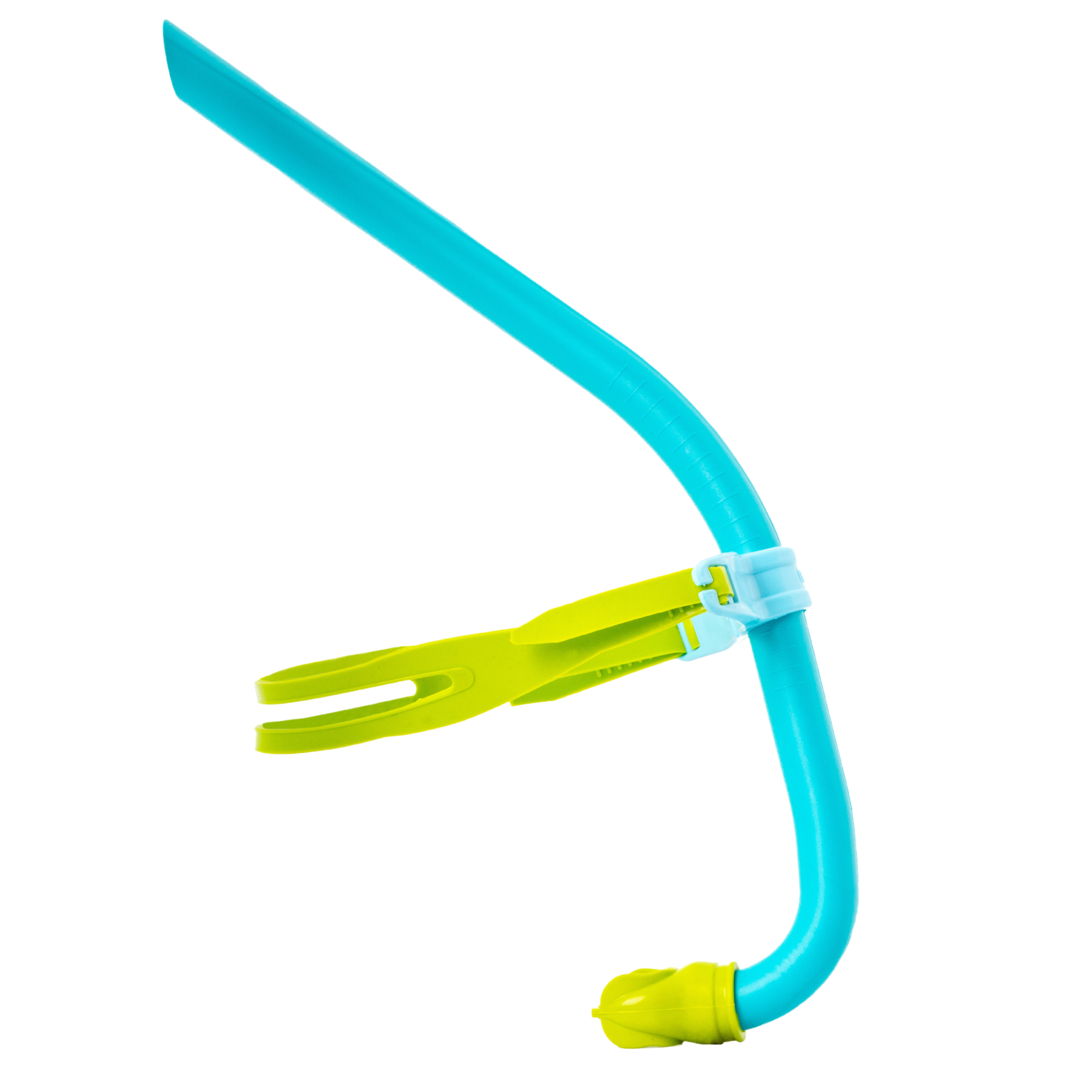 IKAVI Front Mounted Valveless Snorkel Turquoise-Pistachio Green