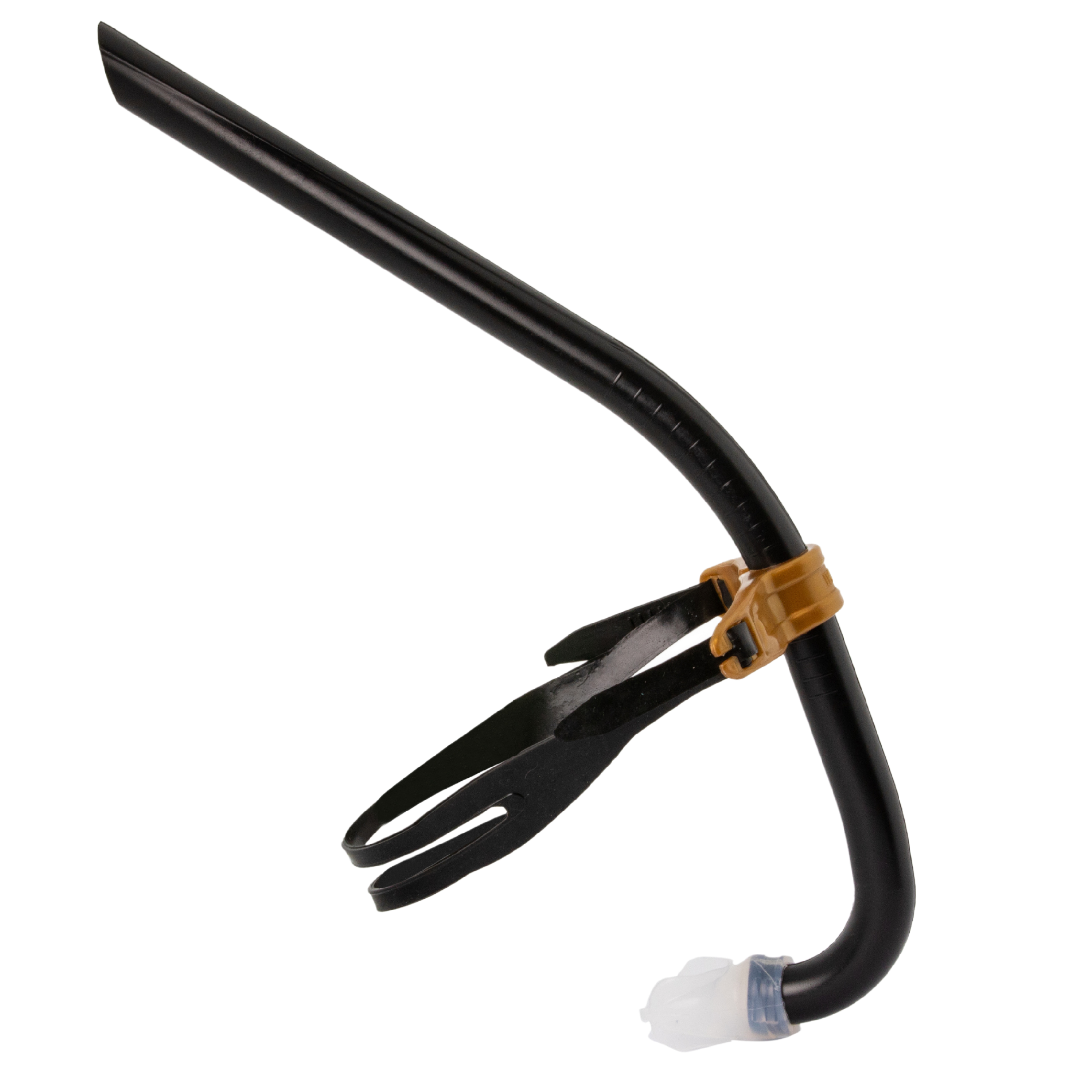 IKAVI Front Mounted Valveless Snorkel Black-Gold Color