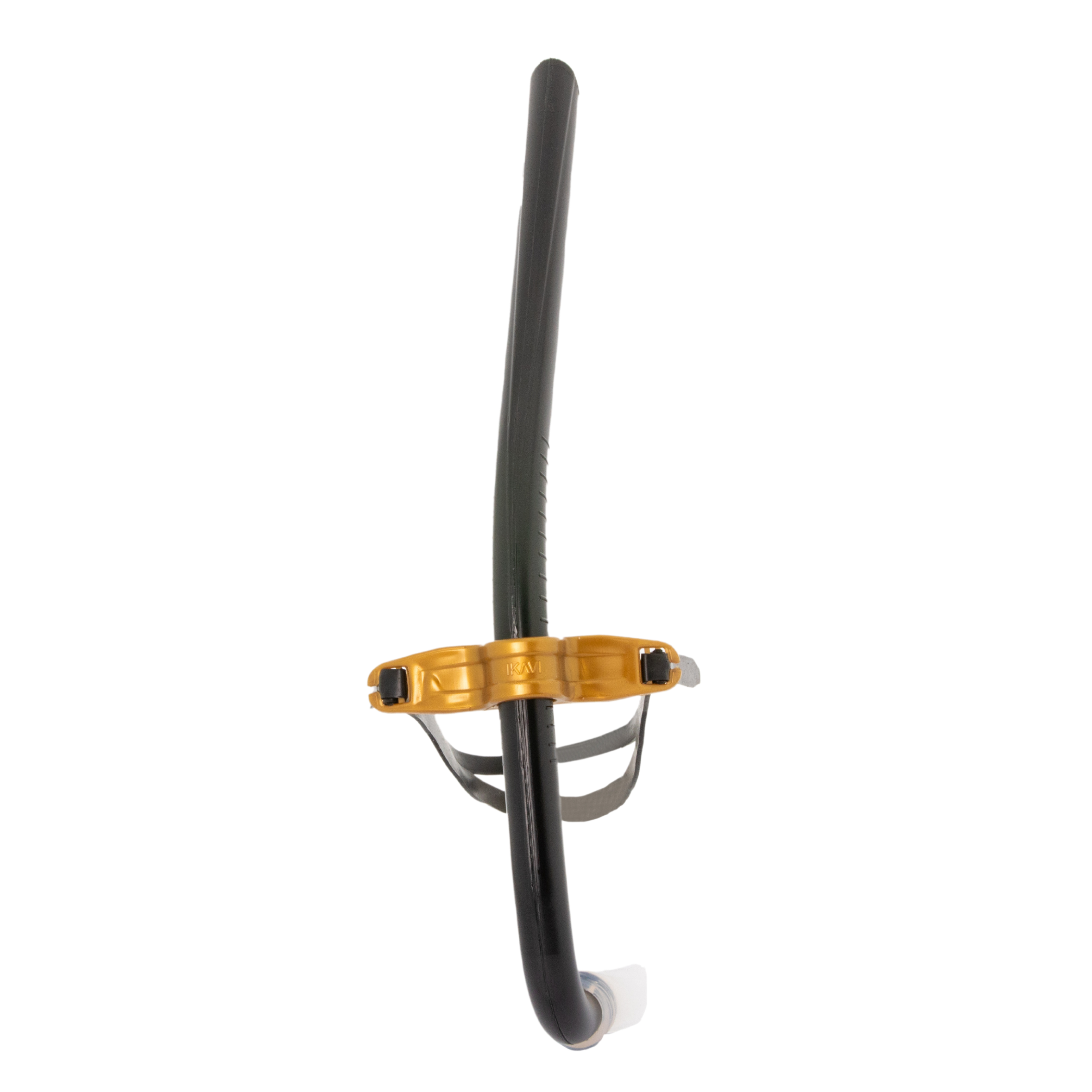 IKAVI Front Mounted Valveless Snorkel Black-Gold Color