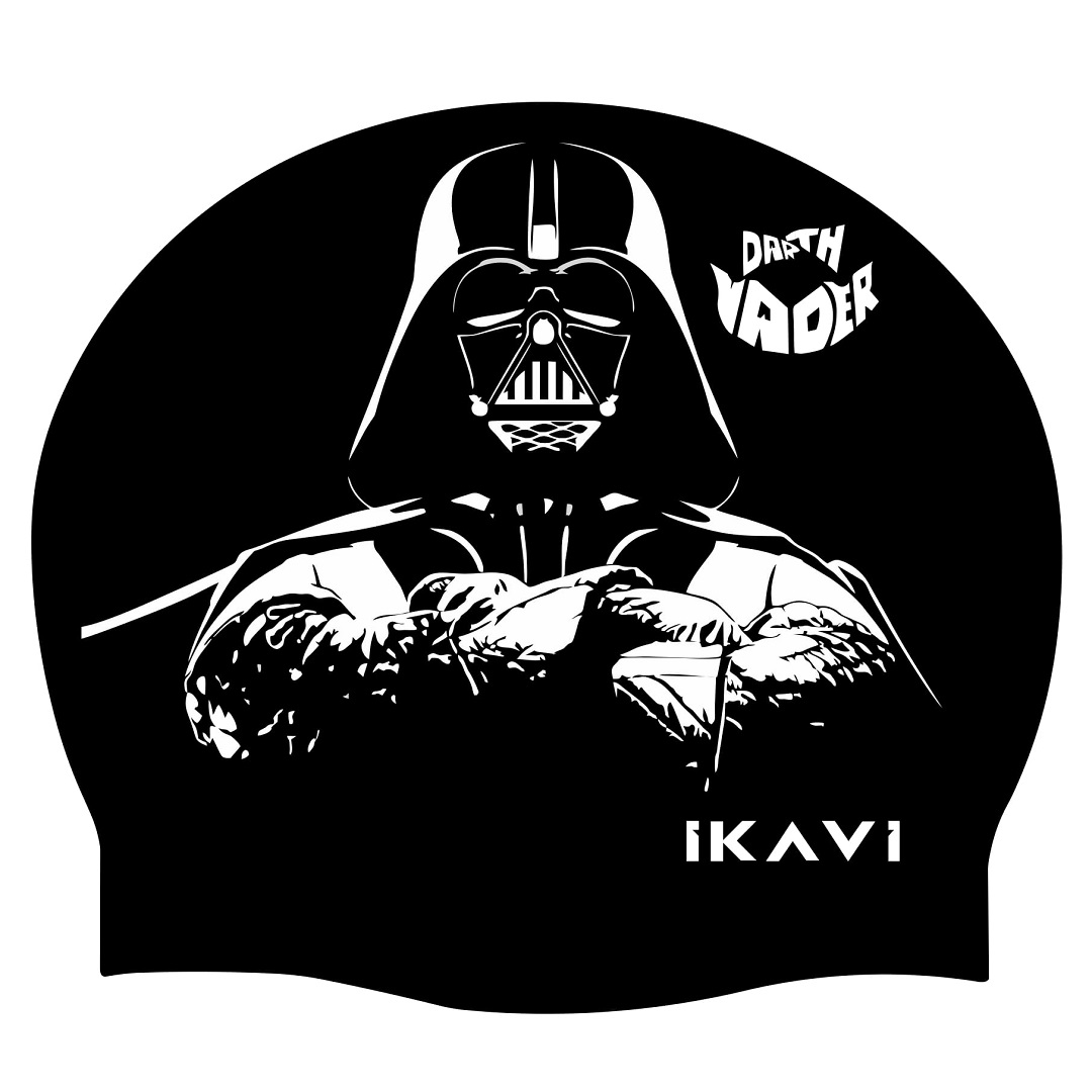 IKAVI Star Wars Darth Vader Printed Silicone Swim Cap