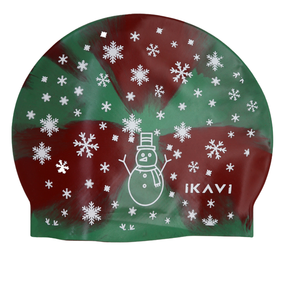 IKAVI New Year Collection Pool and Sea Silicone Swim Cap