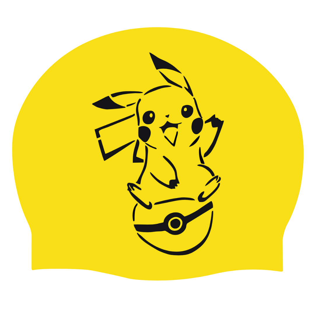 IKAVI Pikachu Printed Silicone Swim Cap