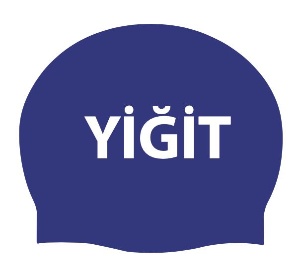 Personalized Single Color Name or Logo Printed Swim Cap