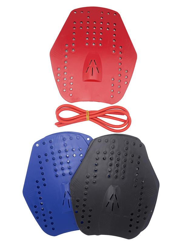 IKAVI Swimming Hand Flippers - Red Medium Size