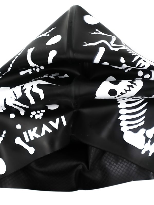 IKAVI Dinosaur Printed Silicone Swim Cap