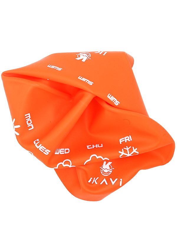 IKAVI Weeks Printed Silicone Swim Cap