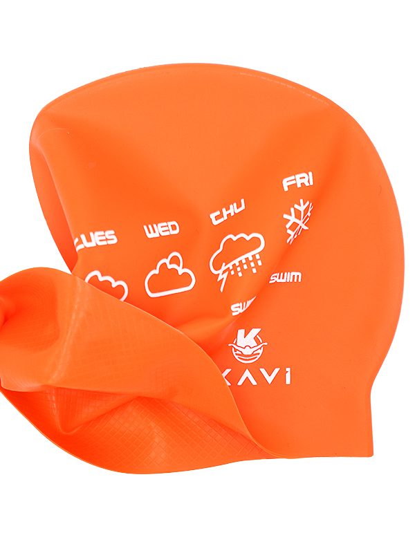 IKAVI Weeks Printed Silicone Swim Cap