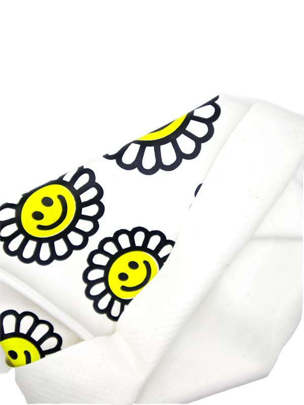 IKAVI Daisy Printed High Quality Silicone Pool and Sea Swim Cap