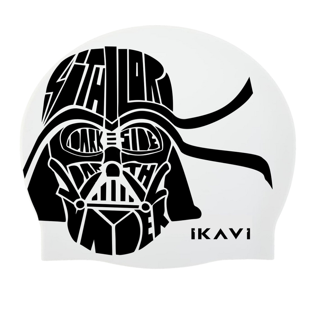 IKAVI Star Wars Dark Side Printed Silicone Swim Cap