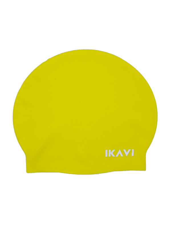 IKAVI Silicone Swim Cap - Yellow