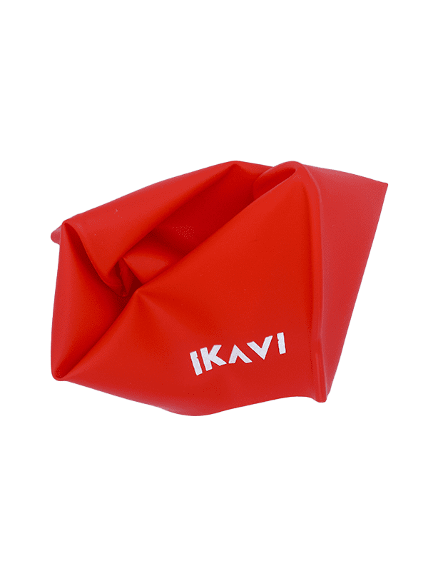 IKAVI Silicone Swim Cap - Red