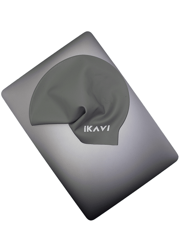 IKAVI Silicone Swim Cap - Gray