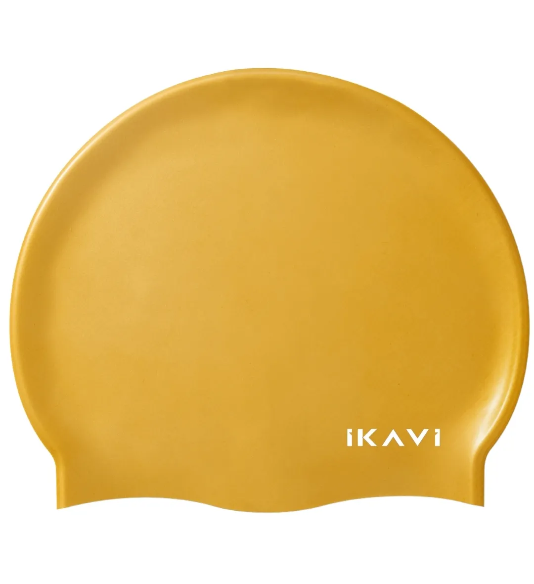IKAVI Silicone Swim Cap - Gold