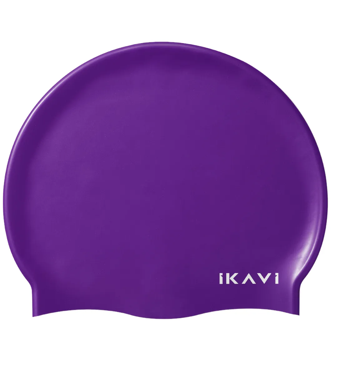 IKAVI Silicone Swim Cap - Purple