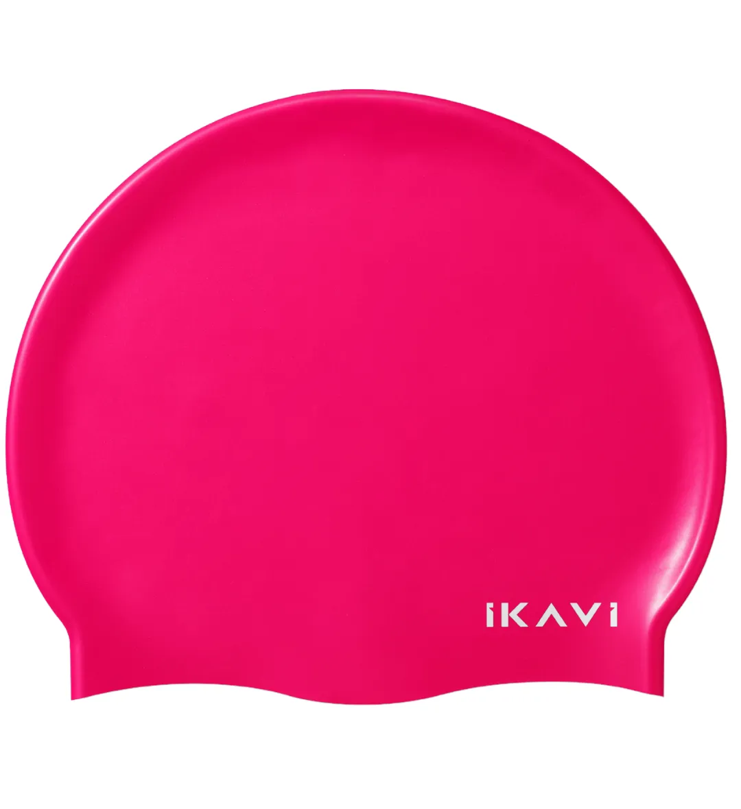 IKAVI Silicone Swim Cap - Neon Pink