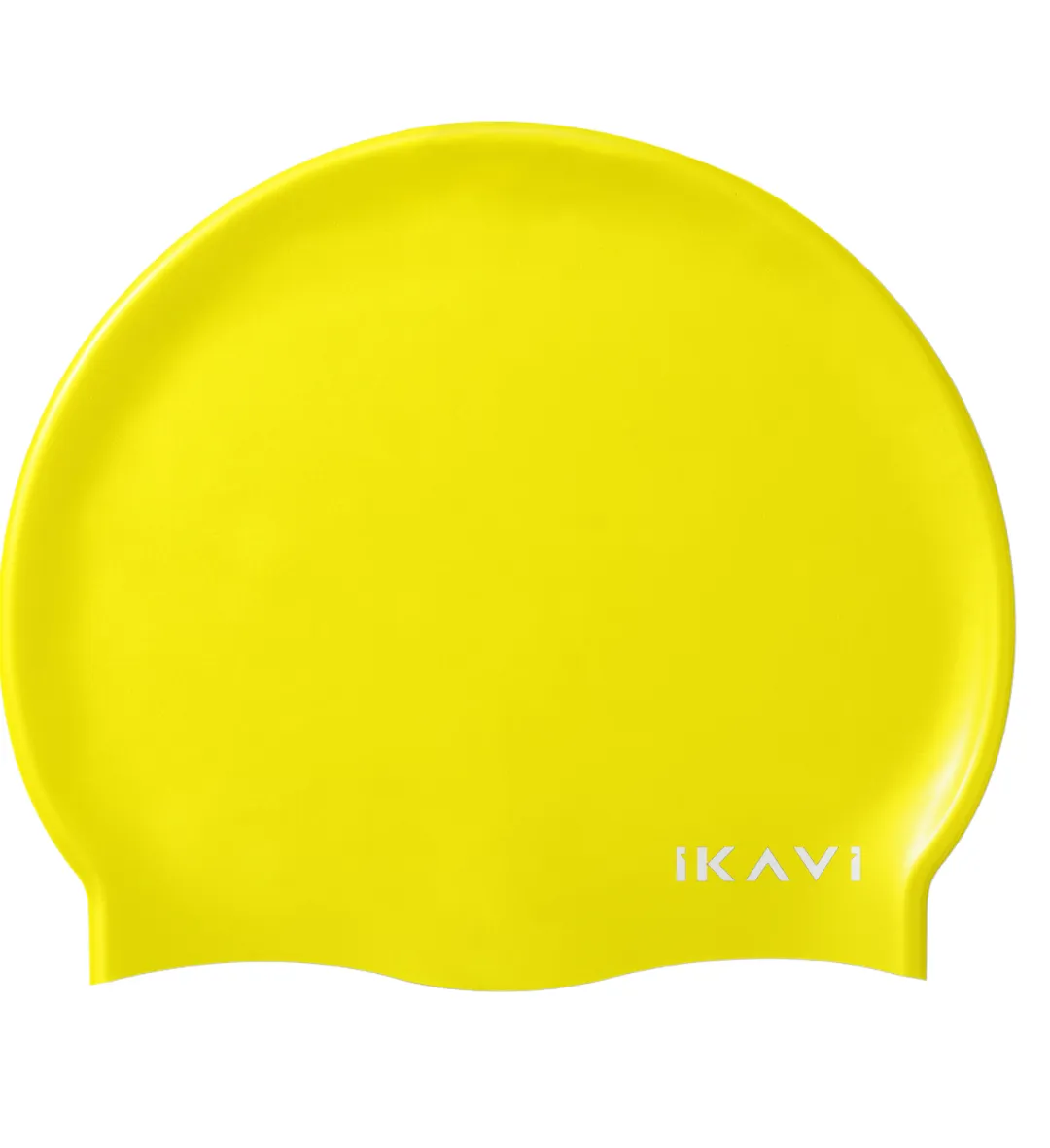 IKAVI Silicone Swim Cap - Neon Yellow