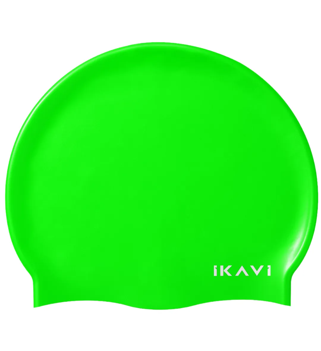 IKAVI Silicone Swim Cap - Neon Green